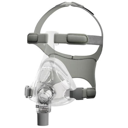 Fisher & Paykel Simplus Full Face CPAP Mask assembly including RollFit seal and ErgoForm headgear