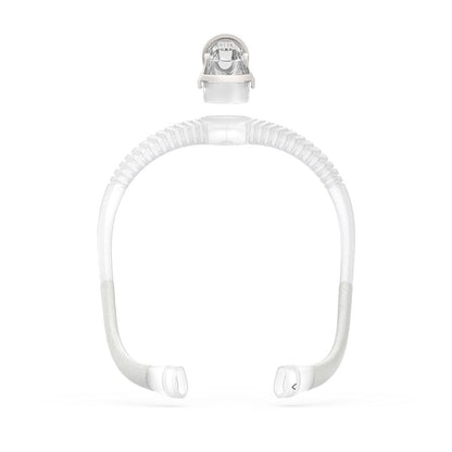 View of the AirFit N30i frame on its own, with the quick-release elbow at the top of the loop