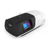 ResMed AirSense 11 Elite with the HumidAir 11 standard tub in place, its white thumb grip on top