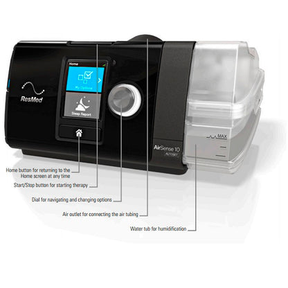 AirSense 10 AutoSet with HumidAir and ClimateLineAir
